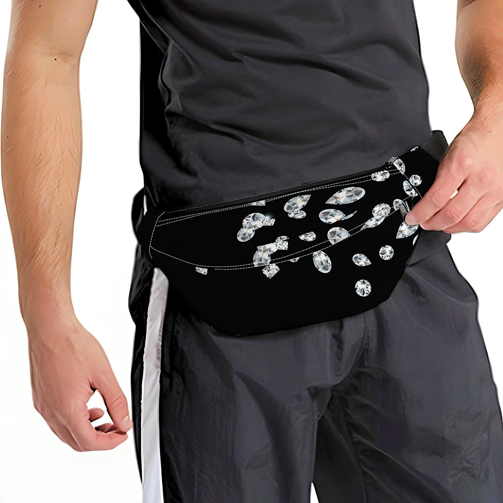 Diamond Gems Print Fanny Pack