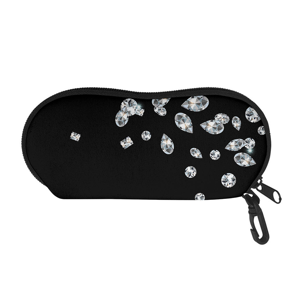 Diamond Gems Print Glasses Case