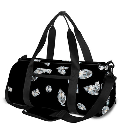 Diamond Gems Print Gym Bag