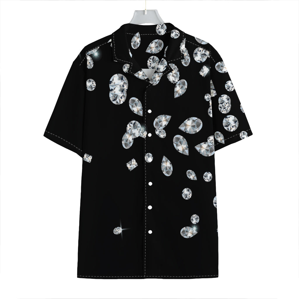 Diamond Gems Print Hawaiian Shirt