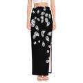 Diamond Gems Print High Slit Maxi Skirt