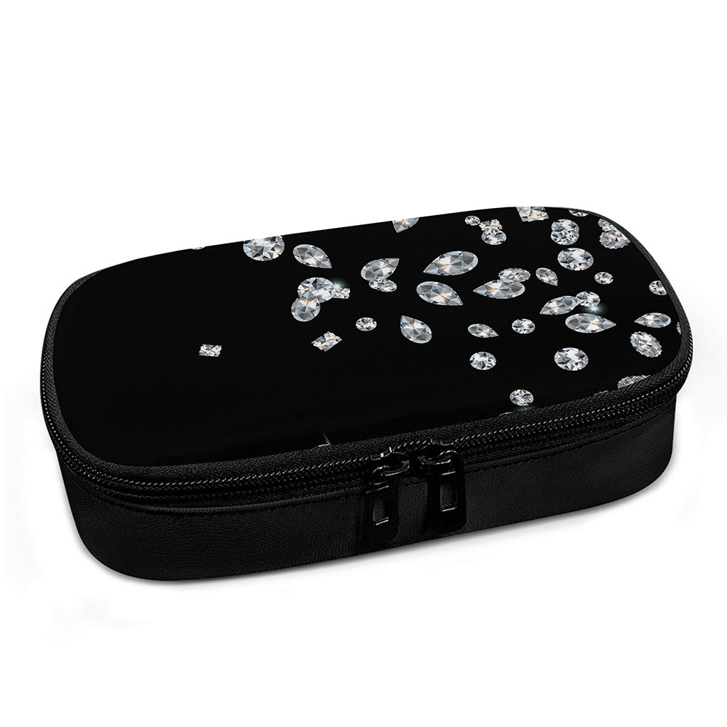Diamond Gems Print Insulin Cooler Travel Case