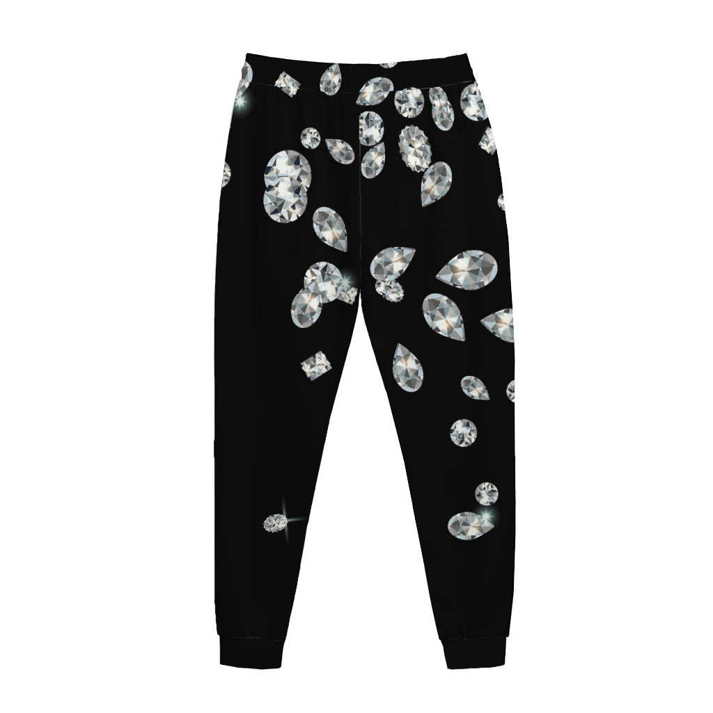 Diamond Gems Print Jogger Pants