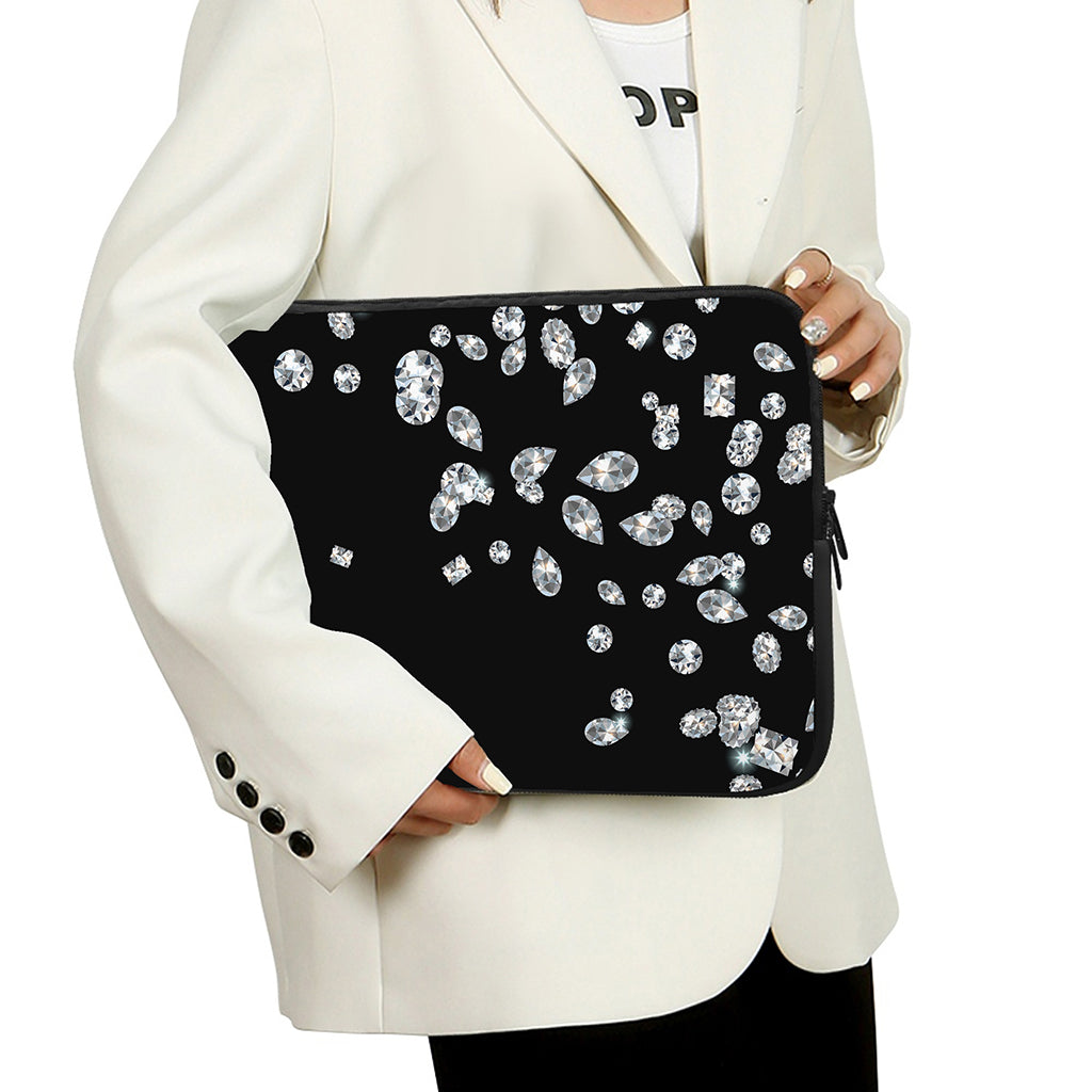 Diamond Gems Print Laptop Sleeve