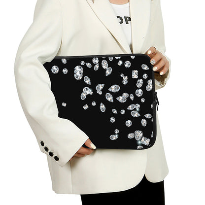 Diamond Gems Print Laptop Sleeve