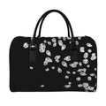 Diamond Gems Print Leather Duffel Bag