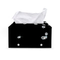 Diamond Gems Print Leather Tissue Box Cover
