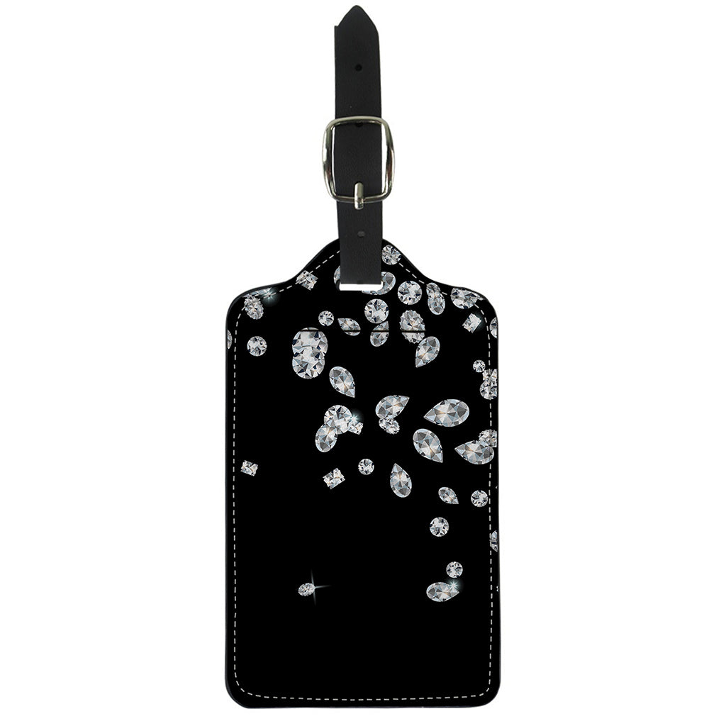 Diamond Gems Print Luggage Tag