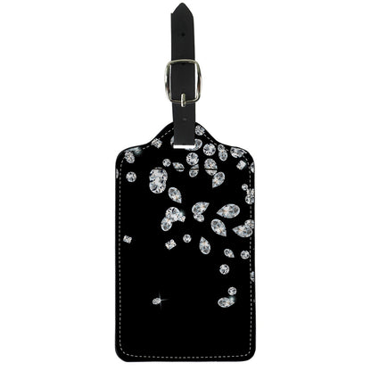 Diamond Gems Print Luggage Tag