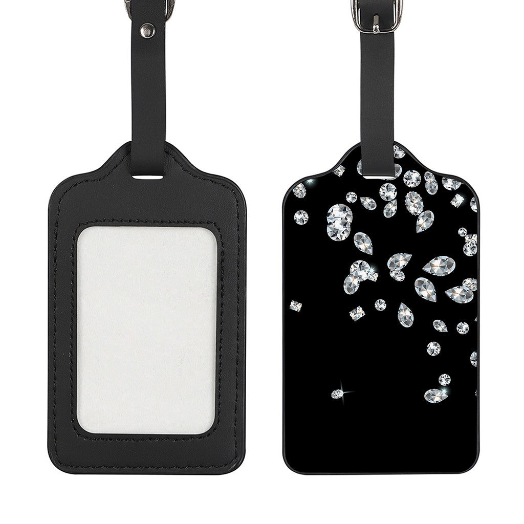 Diamond Gems Print Luggage Tag