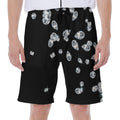 Diamond Gems Print Men's Beach Shorts
