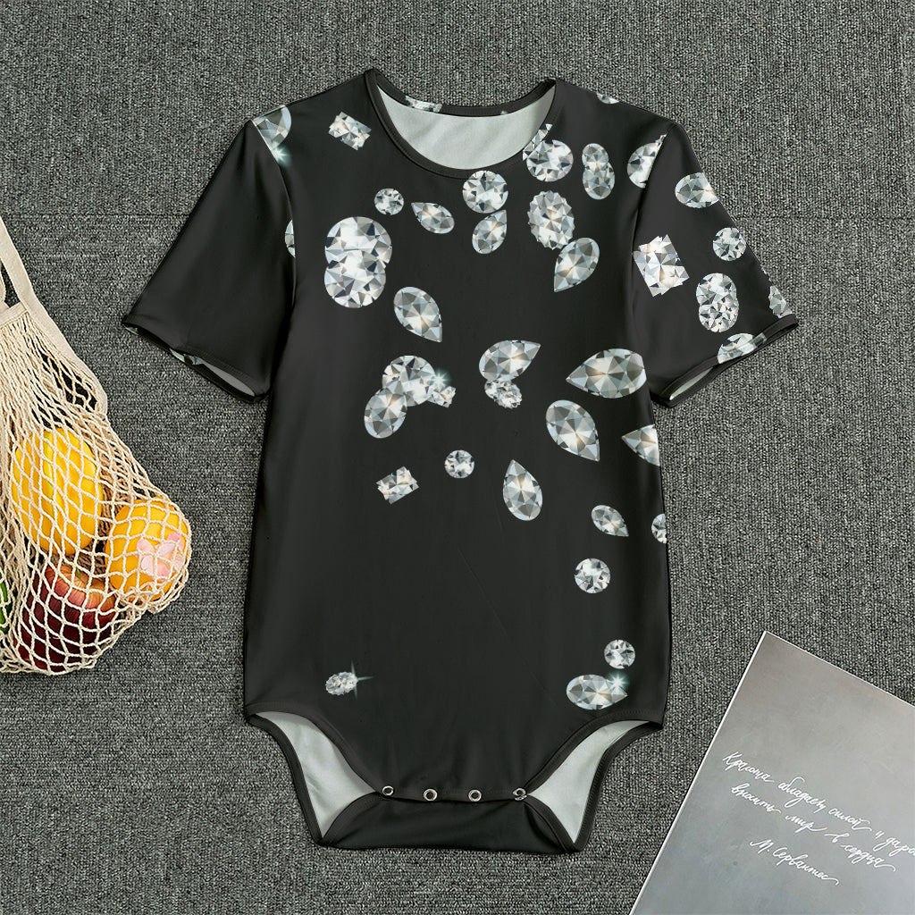 Diamond Gems Print Men's Bodysuit
