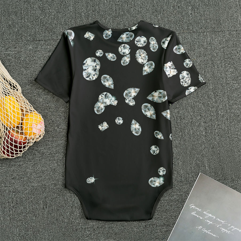 Diamond Gems Print Men's Bodysuit