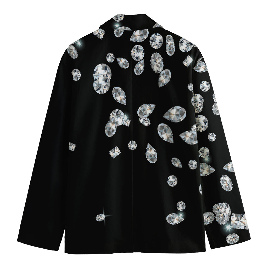 Diamond Gems Print Men's Cotton Blazer