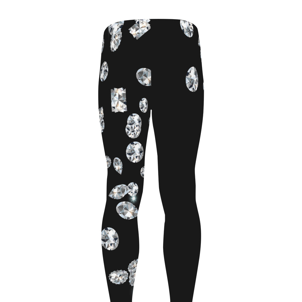 Diamond Gems Print Men's leggings