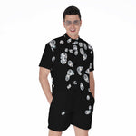 Diamond Gems Print Men's Rompers