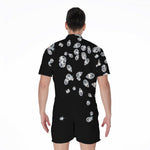 Diamond Gems Print Men's Rompers
