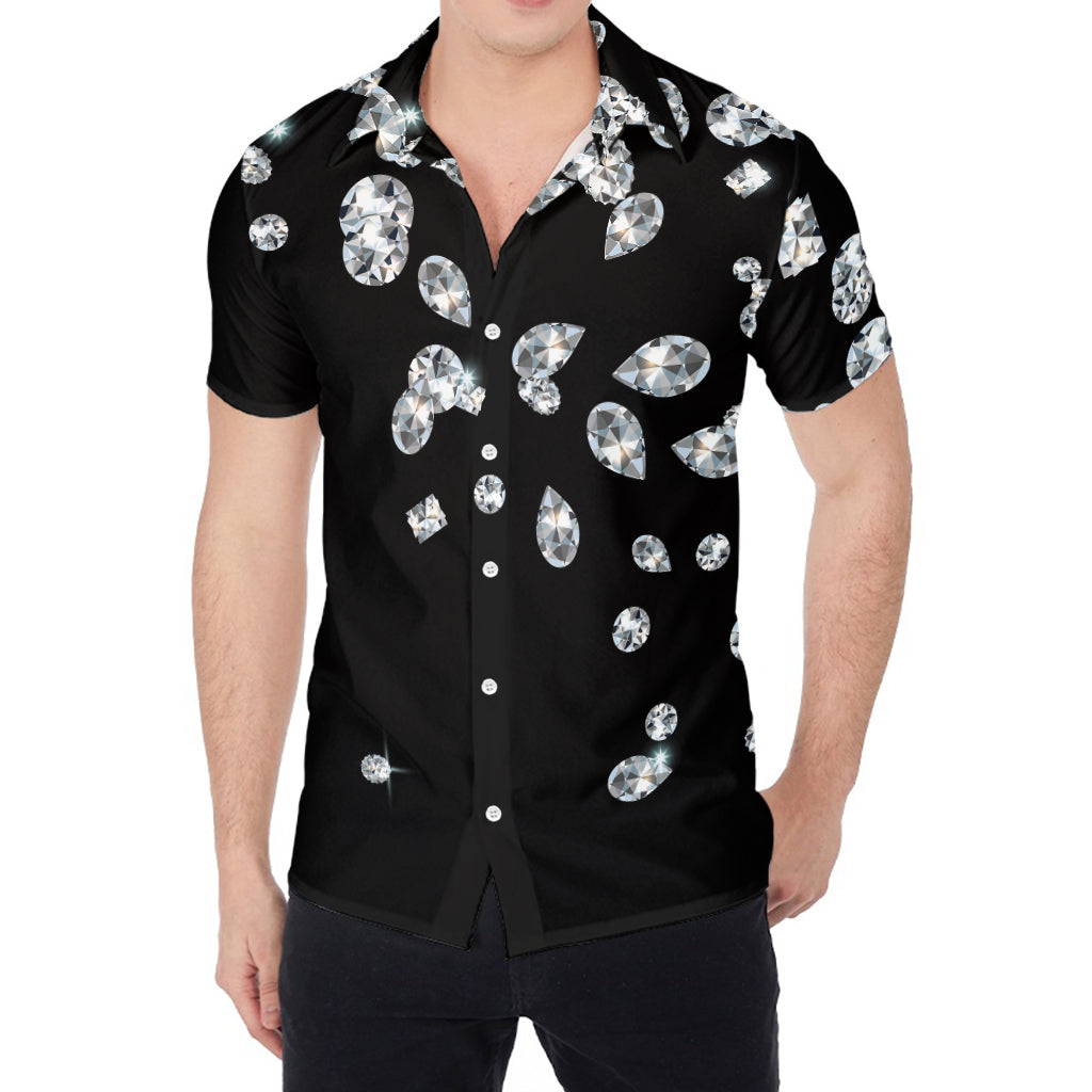 Diamond Gems Print Men's Shirt