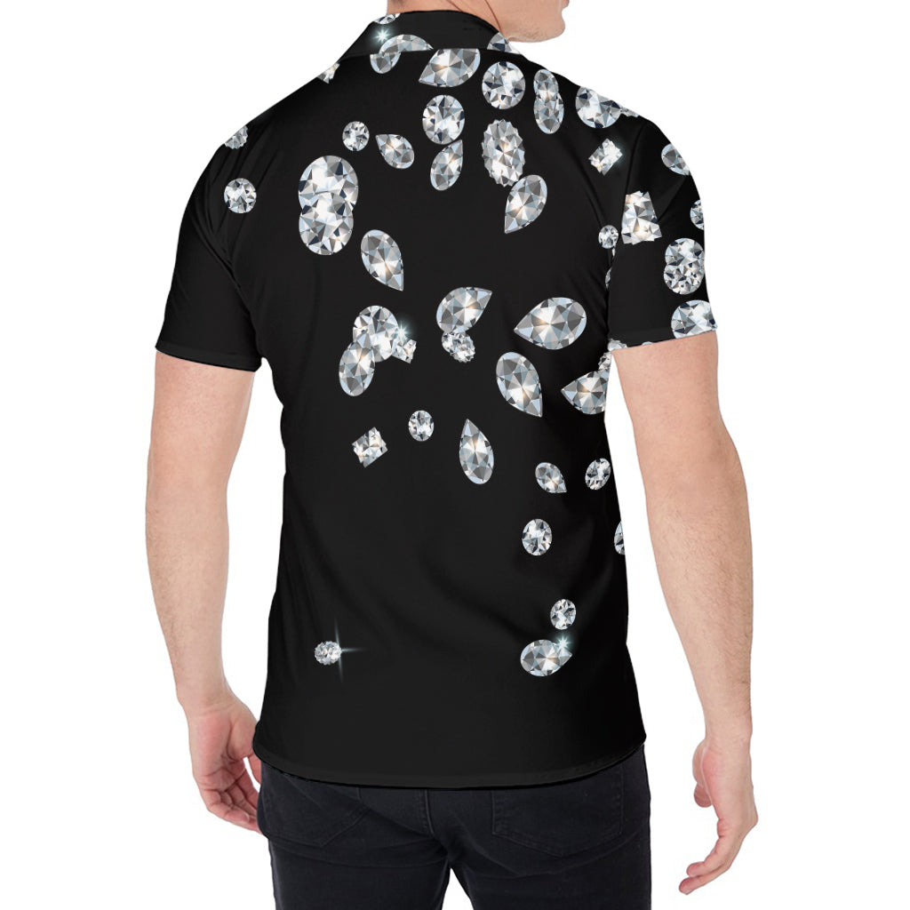 Diamond Gems Print Men's Shirt