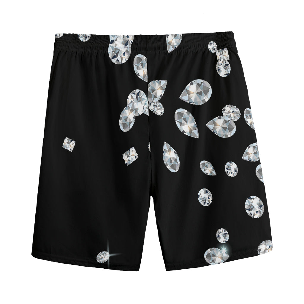 Diamond Gems Print Men's Sports Shorts