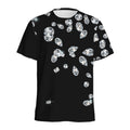 Diamond Gems Print Men's Athletic T-Shirt