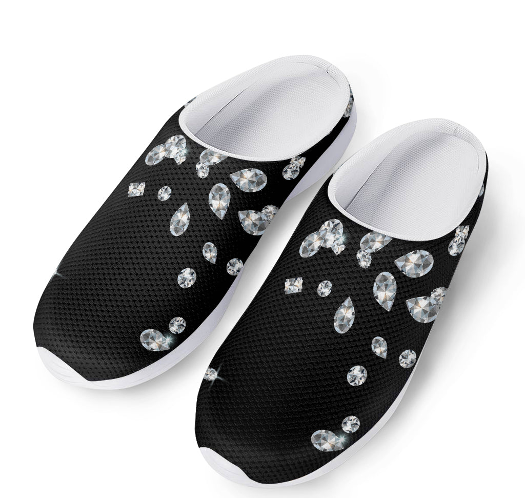 Diamond Gems Print Mesh Casual Shoes