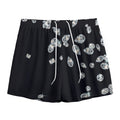 Diamond Gems Print Mesh Shorts