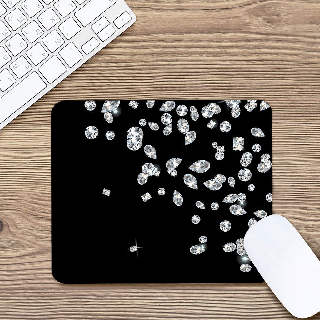 Diamond Gems Print Mouse Pad