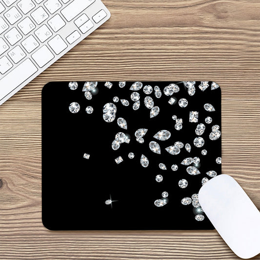 Diamond Gems Print Mouse Pad
