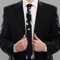 Diamond Gems Print Necktie