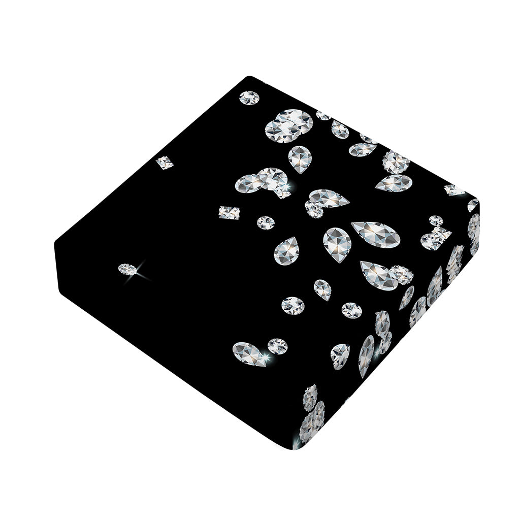 Diamond Gems Print Outdoor Seat Cushion Cover