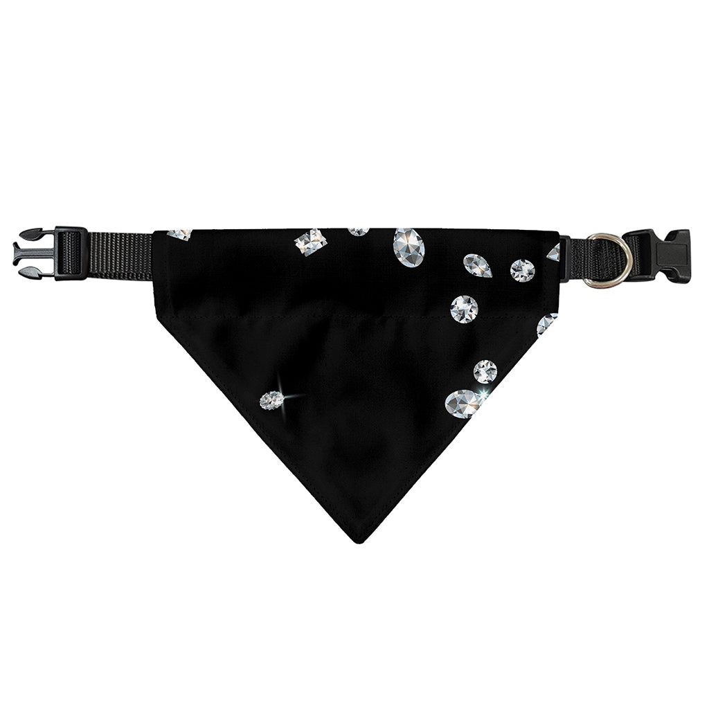 Diamond Gems Print Over The Collar Dog Bandana