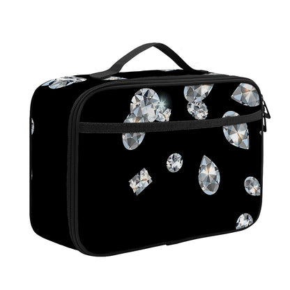 Diamond Gems Print Portable Lunch Bag