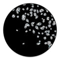 Diamond Gems Print Round Floor Mat