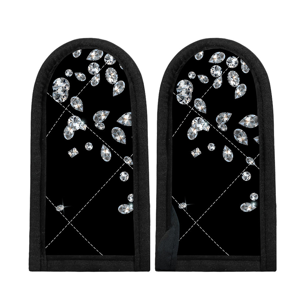 Diamond Gems Print Skillet Handle Cover