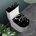 Diamond Gems Print Toilet Lid And Tank Cover Set