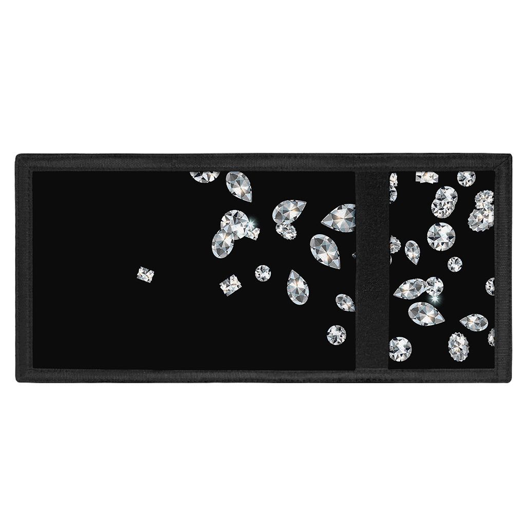 Diamond Gems Print Trifold Wallet