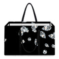 Diamond Gems Print Utility Tote Bag