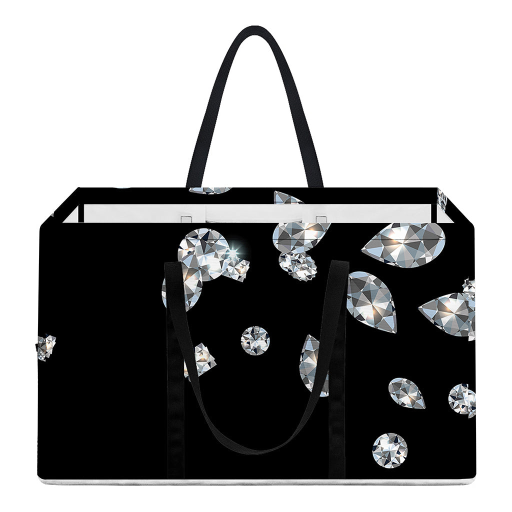 Diamond Gems Print Utility Tote Bag