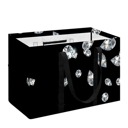 Diamond Gems Print Utility Tote Bag
