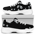 Diamond Gems Print White Chunky Shoes