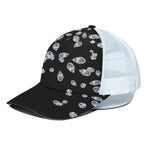 Diamond Gems Print White Mesh Trucker Cap