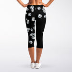 Diamond Gems Print Women's Capri Leggings