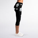 Diamond Gems Print Women's Capri Leggings