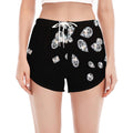 Diamond Gems Print Women's Split Running Shorts