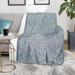 Diamond (NOT Real) Glitter Print Blanket