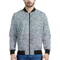 Diamond (NOT Real) Glitter Print Men's Bomber Jacket