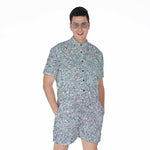 Diamond Glitter Artwork Print (NOT Real Glitter) Men's Rompers
