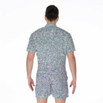 Diamond Glitter Artwork Print (NOT Real Glitter) Men's Rompers