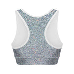 Diamond Glitter Artwork Print (NOT Real Glitter) Women's Sports Bra